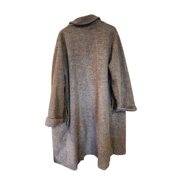 ASOS Long Shawl Cardigan Coat wool blend Womens size 10 - Picture 2 of 4